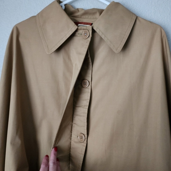 PLOUCQUET DIOLEN x NEIMAN MARCUS Quiet Luxury travel trench cape light weight - Picture 11 of 13
